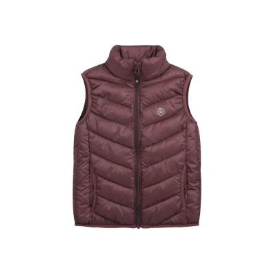 COLOR KIDS-Waistcoat Quilted - Packable, fudge Hnědá 152