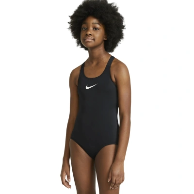 NIKE SWIM-RACERBACK ONE PIECE BLACK Černá M