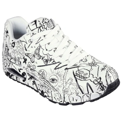 SKECHERS-Uno Process Sketch Ms white/black Bílá 47,5