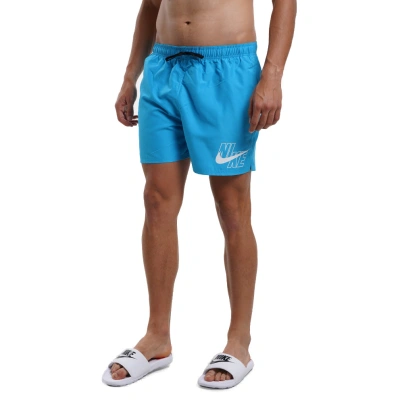 NIKE SWIM-Logo Lap 5 inch-406 Laser blue Modrá XS